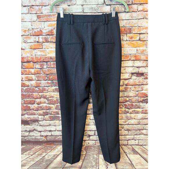 The Kooples Paris marta crepe suit pants navy ankle women's size 32 (small?) NEW - Picture 2 of 6